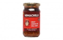 Himachilli Smokey Sundried Red Chilli Chukh  Glass Jar  200 grams